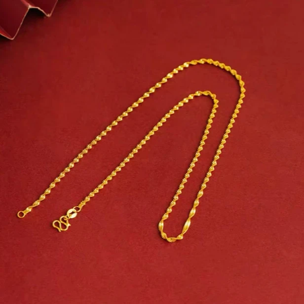 波光粼粼简约锁骨颈链轻奢高级