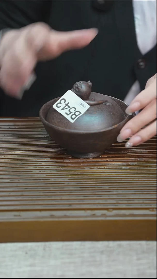 纯手工粗陶茶具每一只不一样