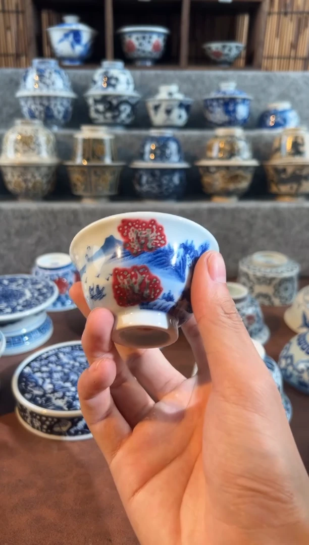 1634天禄言瓷纯手绘茶器