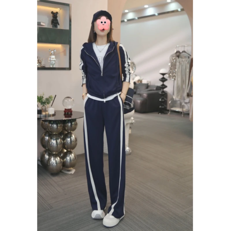 【闲散假日】2025早秋新款时尚运动休闲气质套装LK2505949