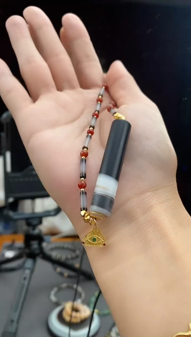 未镶嵌颈饰玛瑙/玉髓1030-104多样性发货