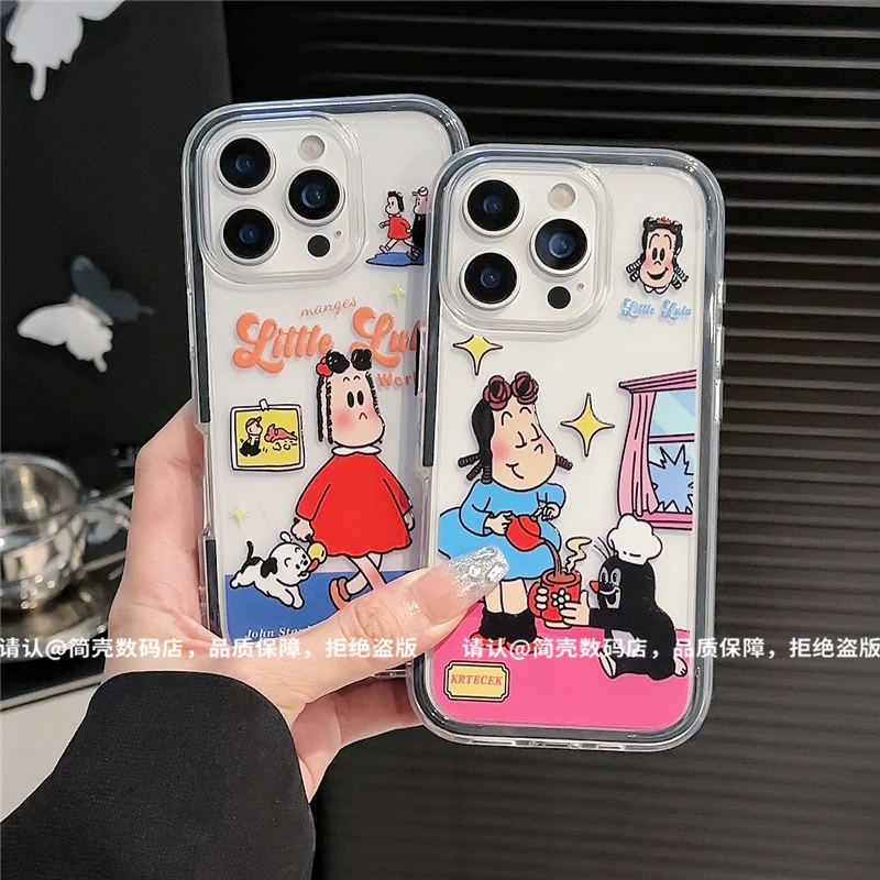三合一炫彩适用苹果16/iPhone/华为/手机壳15/14防摔Pura70爆款潮