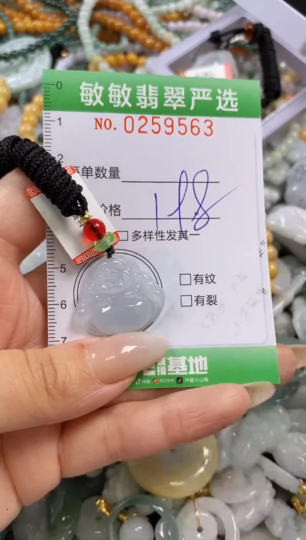 翡翠未镶嵌颈饰闪购0259563