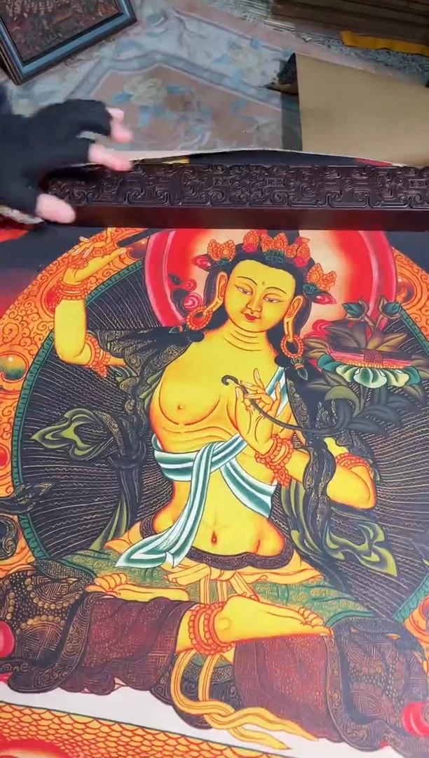 卷轴画曦曦的唐卡tk160