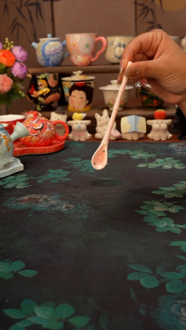 壹心 仙女粉玫瑰搅拌勺