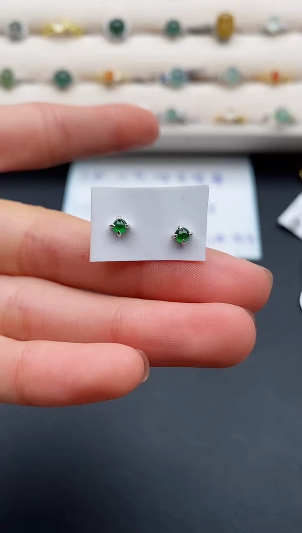 银S925镶嵌戒指翡翠555555555+9