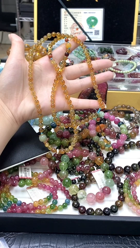 未镶嵌琥珀手链手链16