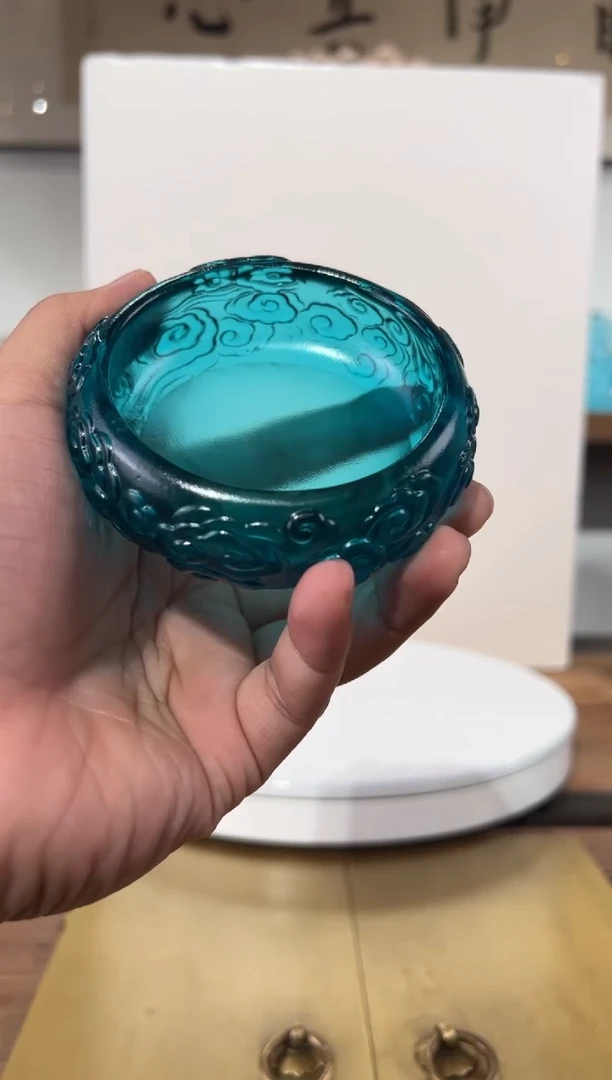 【闪购商品】摆件CML074香器墨池水晶琉璃摆件