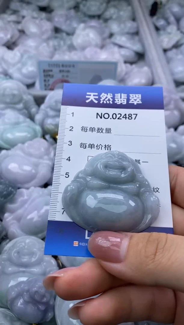 翡翠未镶嵌颈饰缅甸A货翡翠02487