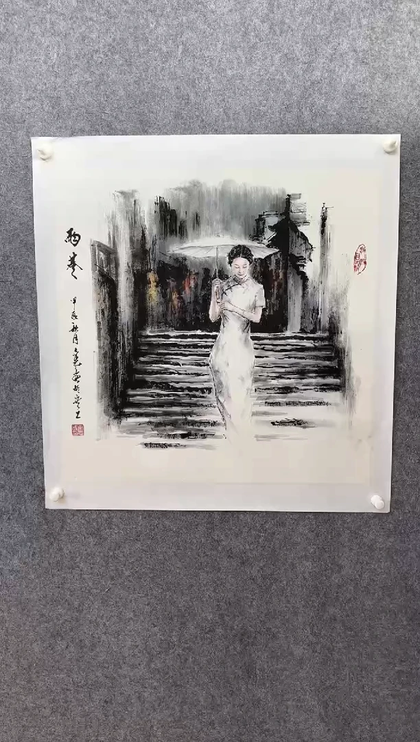 【闪购商品】国画ST-QZC人物绘画作品