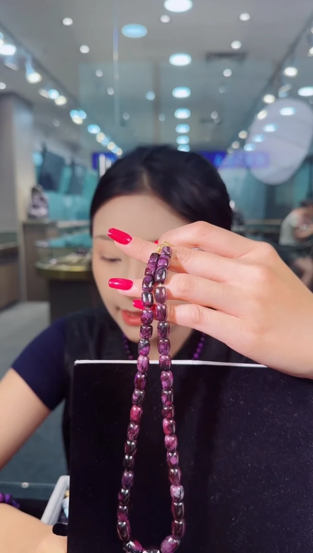 未镶嵌苏纪石（舒俱来）项链K金南非老矿料舒俱来