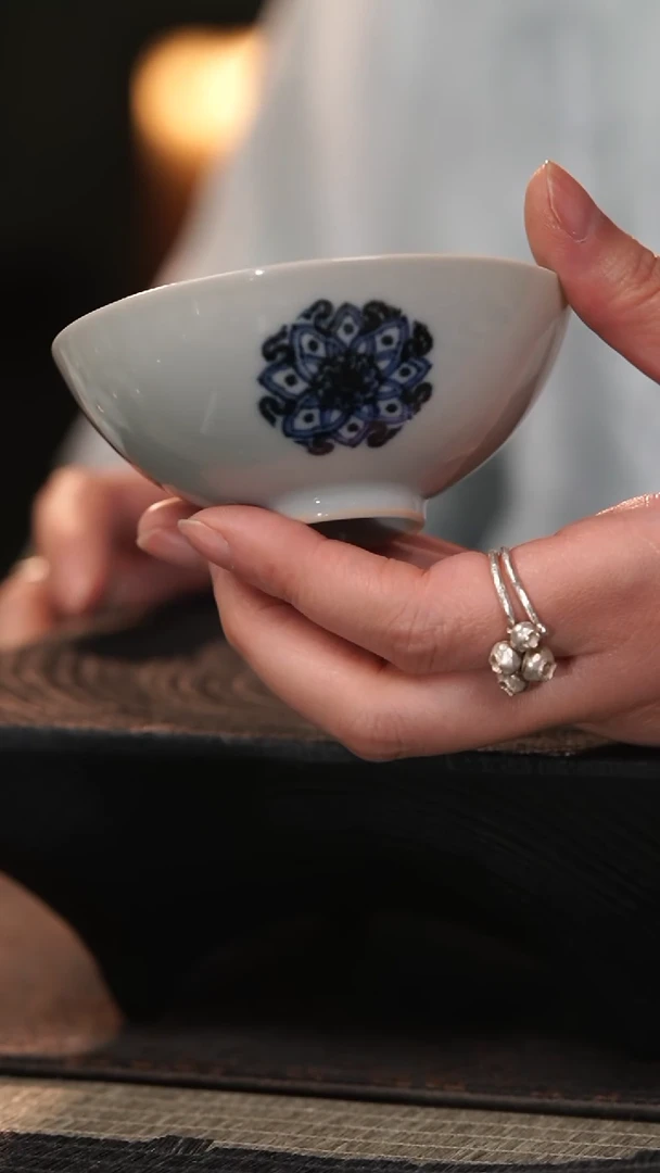 【闪购商品】三多青花杯子（二级品）