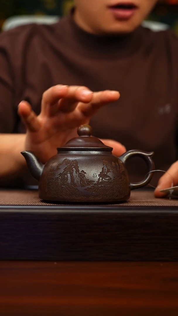 茶壶紫砂原矿紫砂手工茶壶