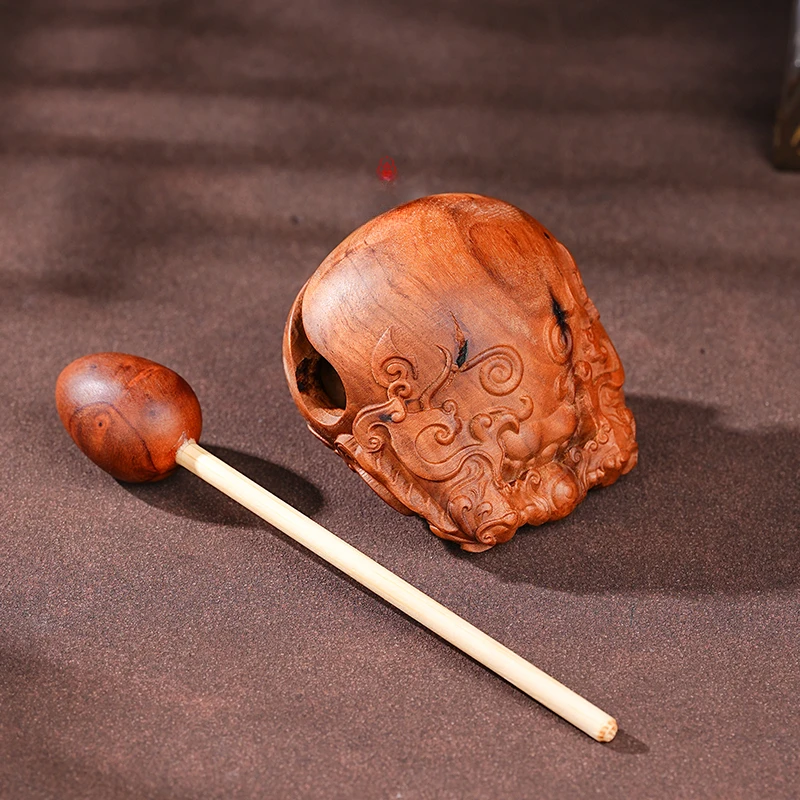 天然雷枣木鱼摆件木作饰品文玩手工精雕工艺品手把件枣木款