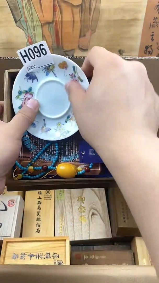琉璃手工艺品H096瓷器手串儿多样性发一