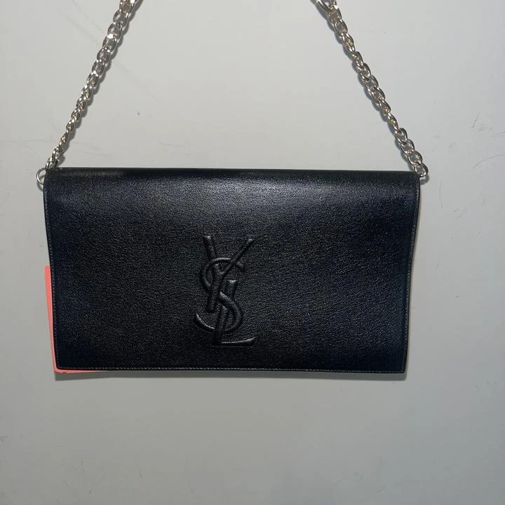 95新 YSL/圣罗兰 黑色链条包/ FYAR05704124/4124/护