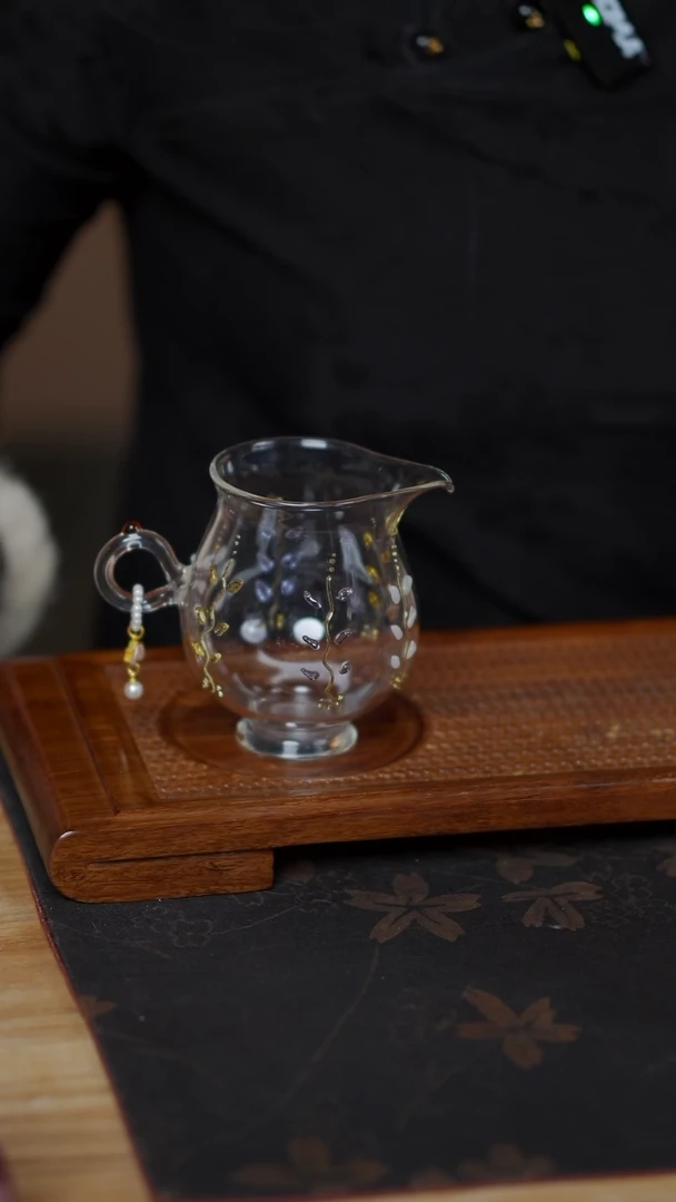 【闪购商品】手工玻璃 紫藤 公杯