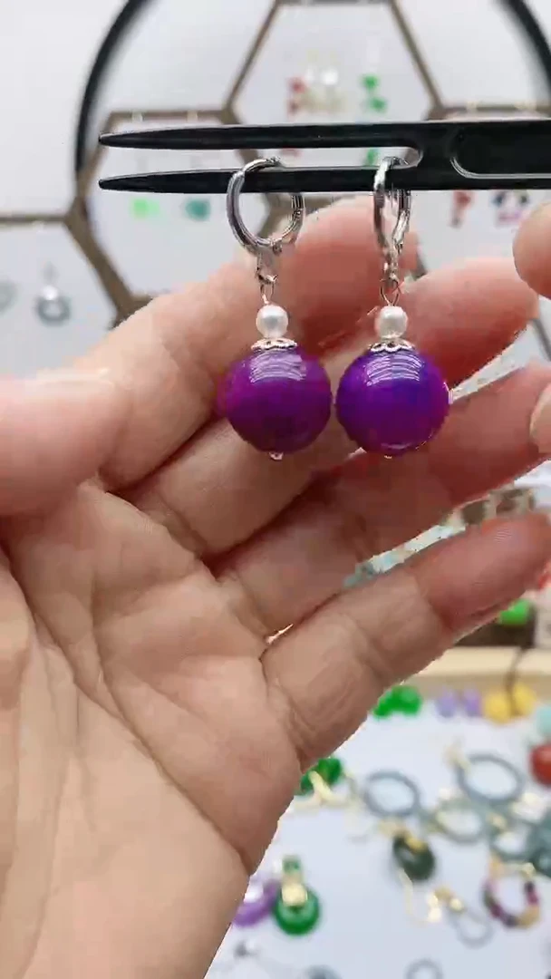 未镶嵌苏纪石（舒俱来）耳饰53