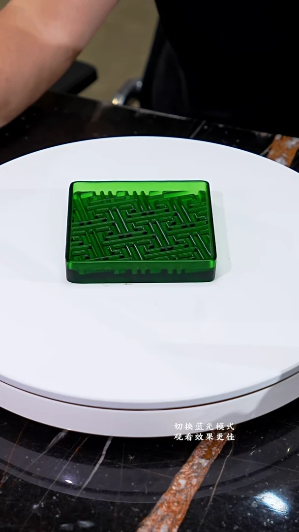 摆件琉璃0601018-3万字壶承艺术摆件