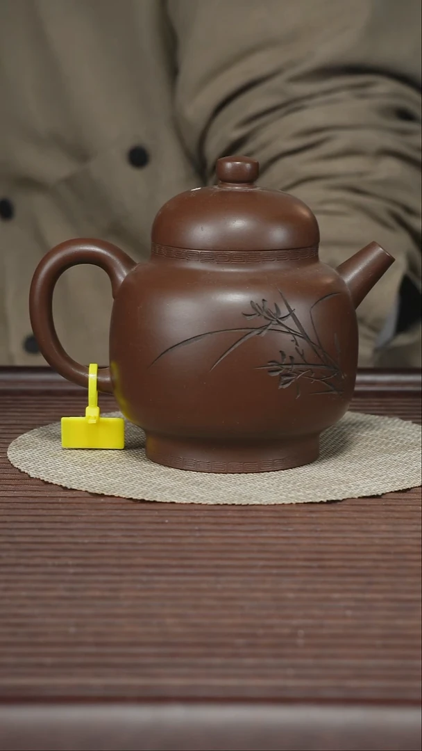 茶壶紫砂T360 老紫泥 观智 420cc