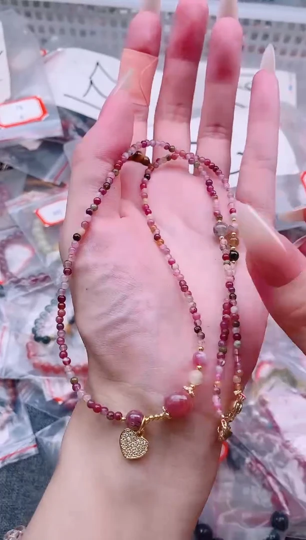 未镶嵌颈饰碧玺多样性发拍一发一