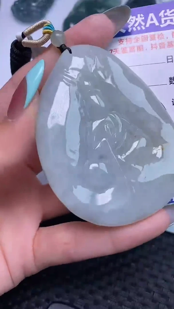 翡翠未镶嵌颈饰5910