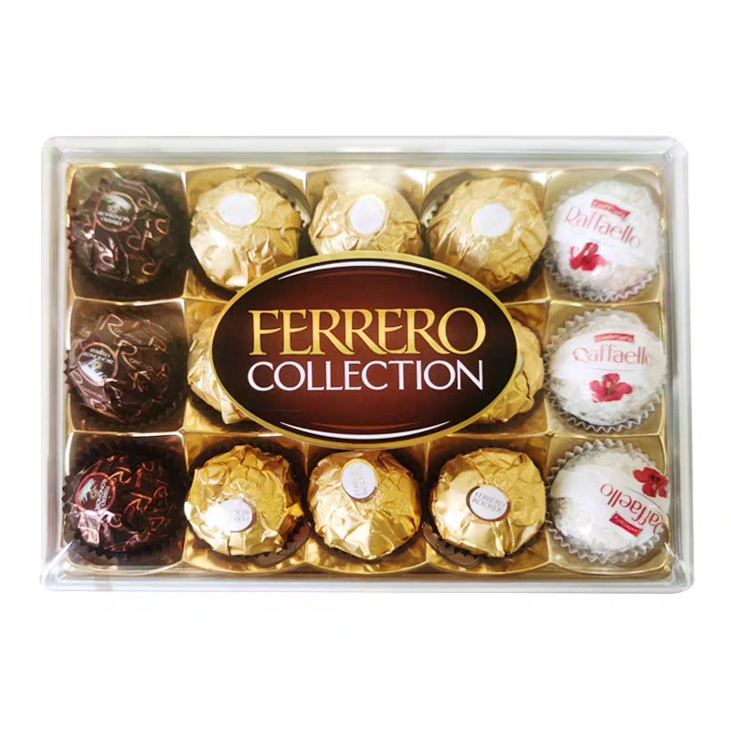 【保质期至2025-05-25】费列罗臻品威化巧克力T15礼盒装172g