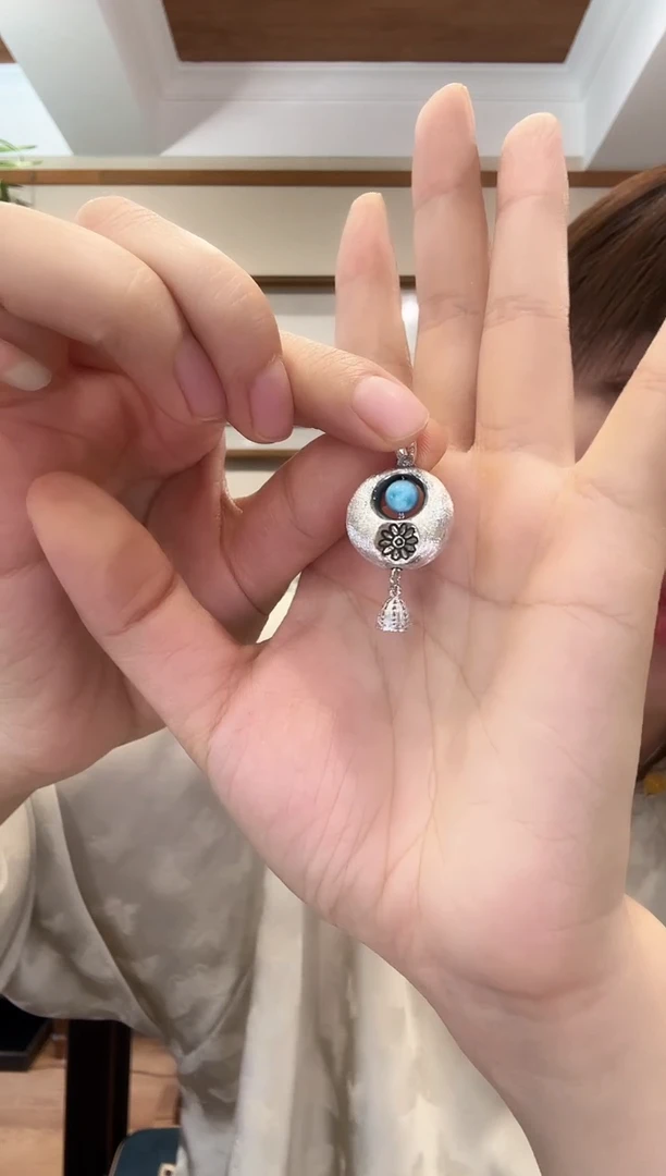 针钠钙石（海纹石）未镶嵌颈饰国风