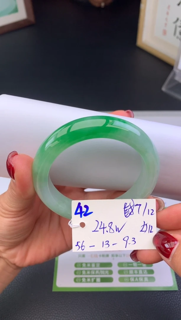 未镶嵌手镯翡翠假一赔三   手镯