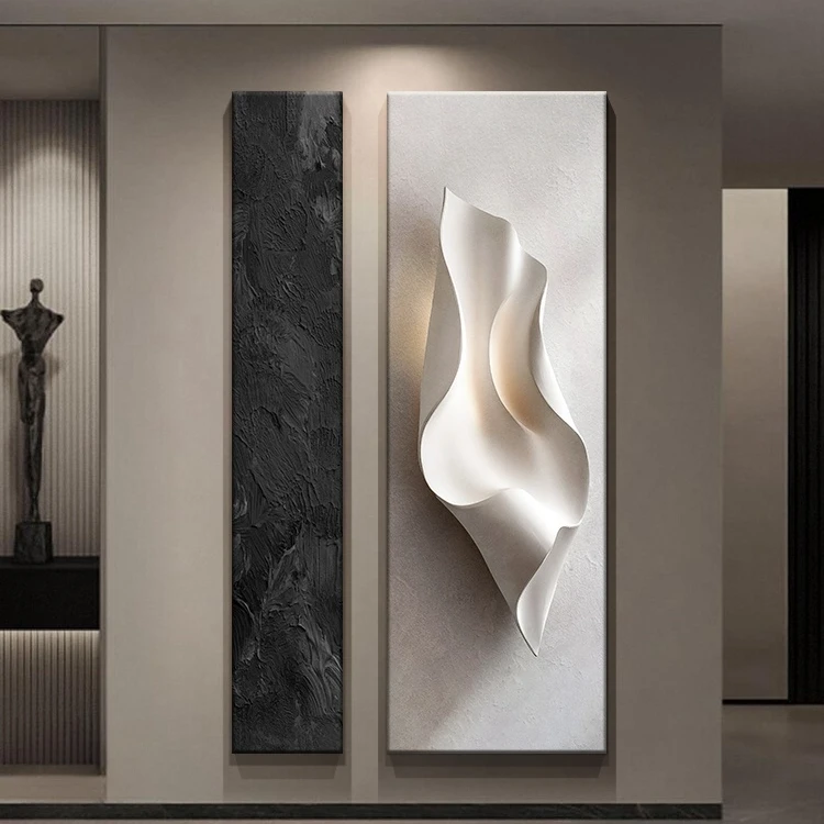 【瞬息万变】轻奢高级感玄关装饰画客厅背景墙走廊过道挂画简约现代