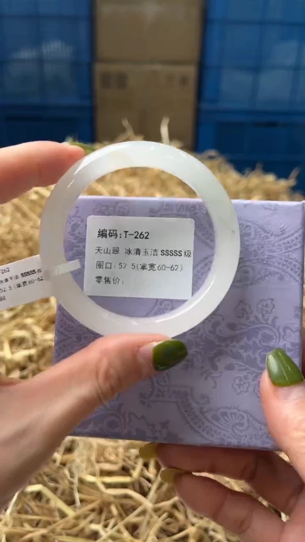 未镶嵌手镯石英质玉T262