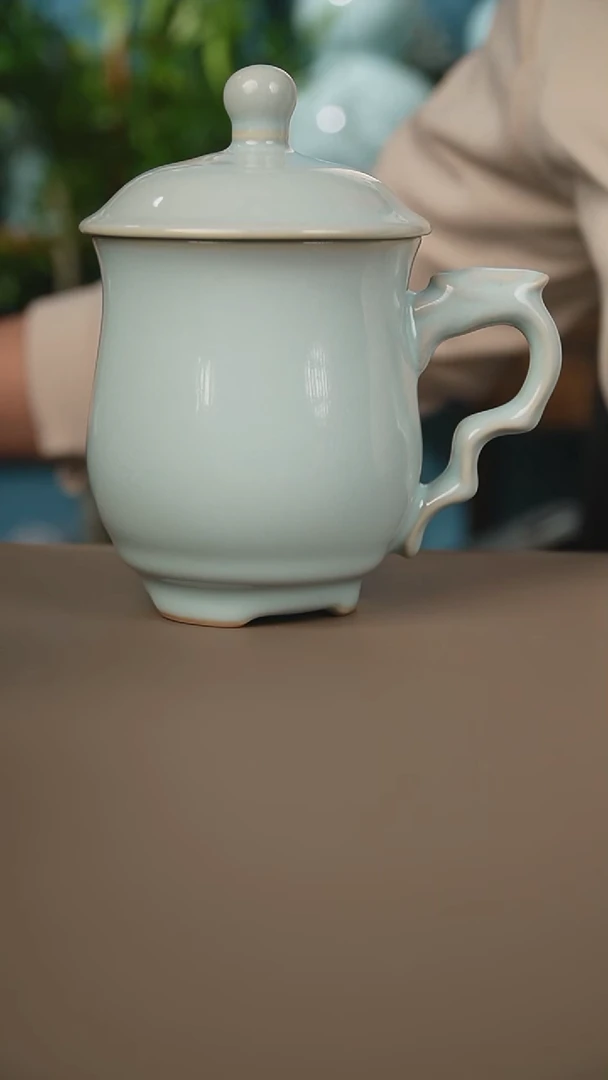 原产地天青办公杯