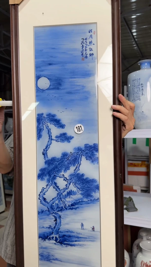 吴义松陶瓷联盟手绘陶瓷编码：181