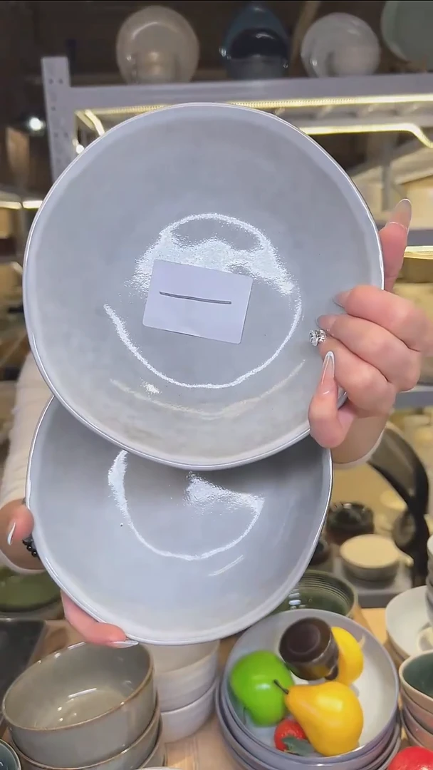 瓷361外贸尾货高温釉下彩陶瓷餐具默认微瑕