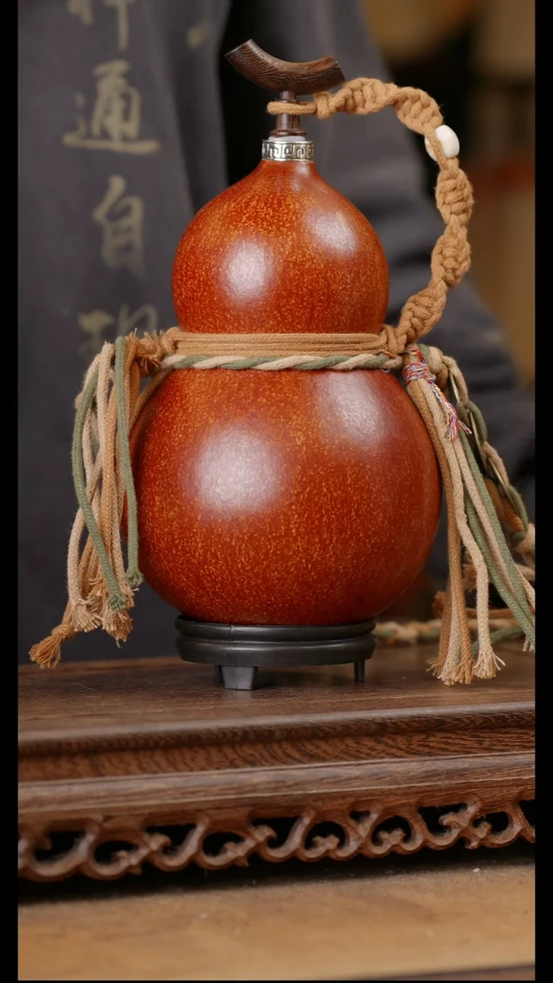 158号精品天然大漆酒葫芦一物一拍~