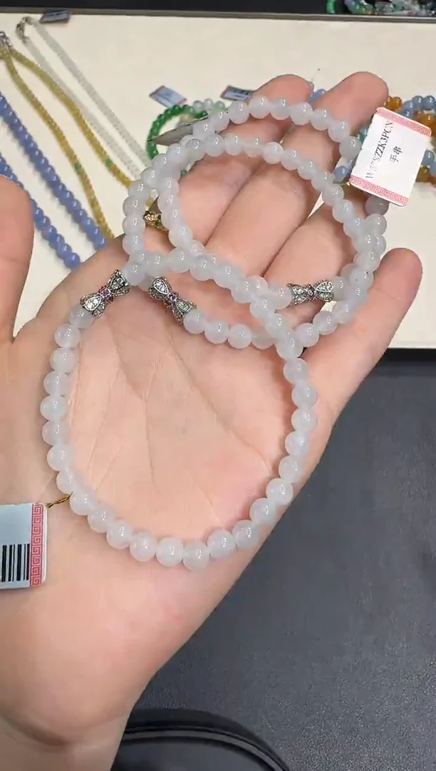 未镶嵌手串翡翠X1215-1680-6多样性一件