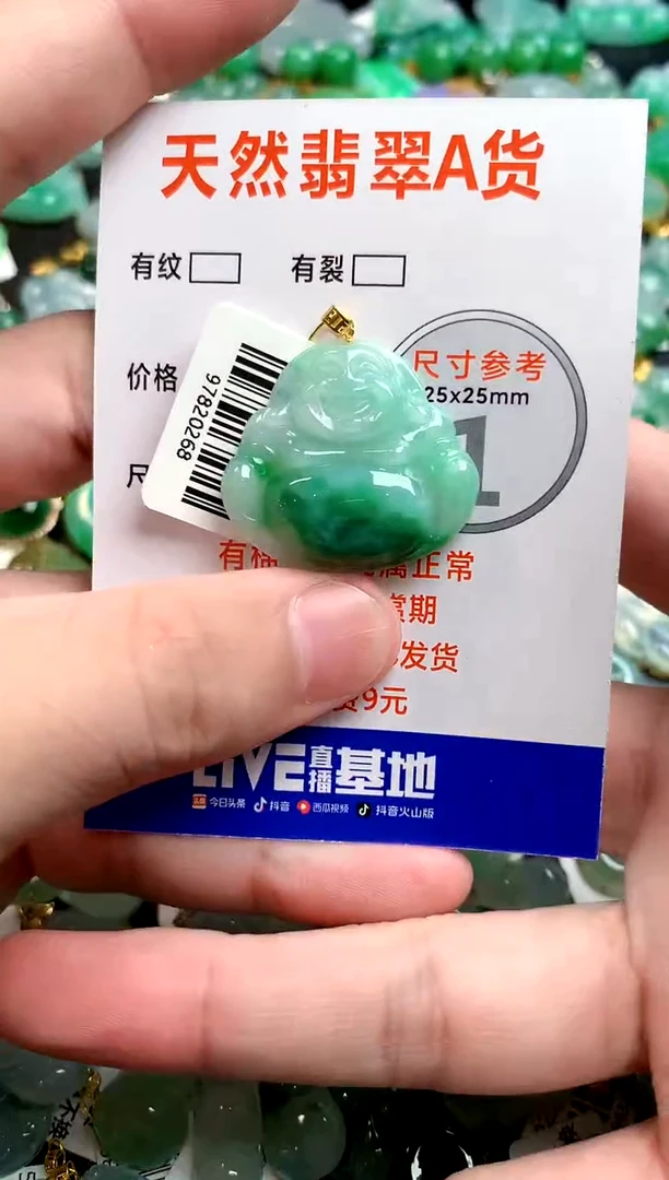 颈饰18K金镶嵌翡翠0751698127