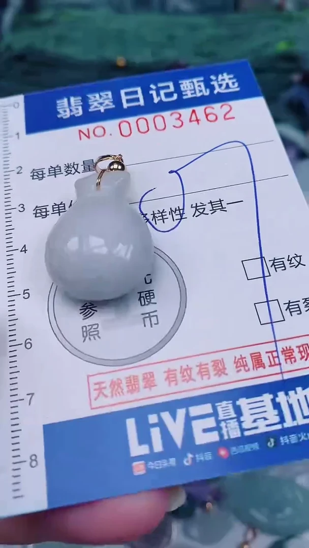 翡翠未镶嵌颈饰00003462