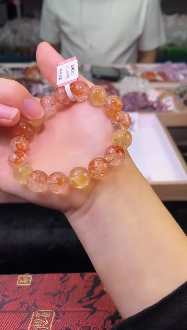 未镶嵌手链水晶12±/x-007【胶花