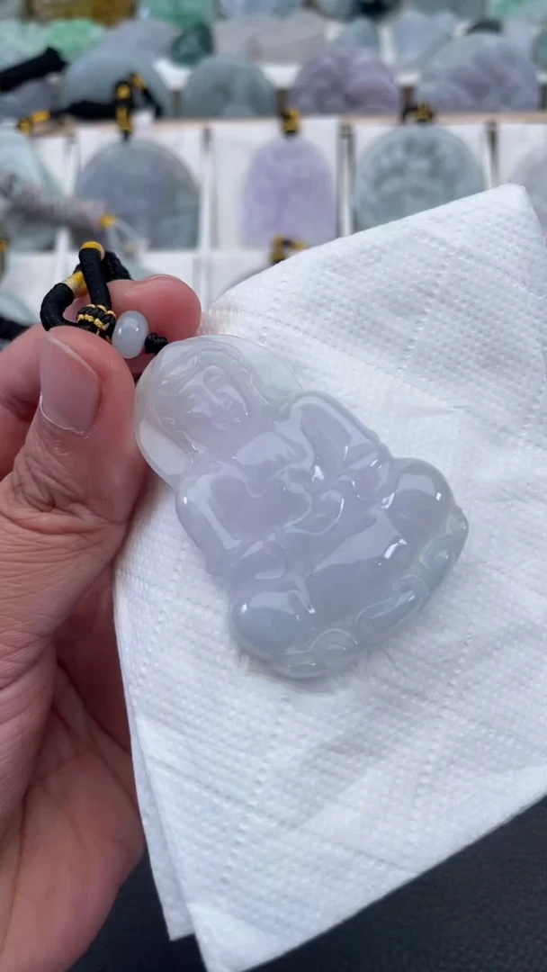 颈饰未镶嵌翡翠天然缅甸翡翠A货324