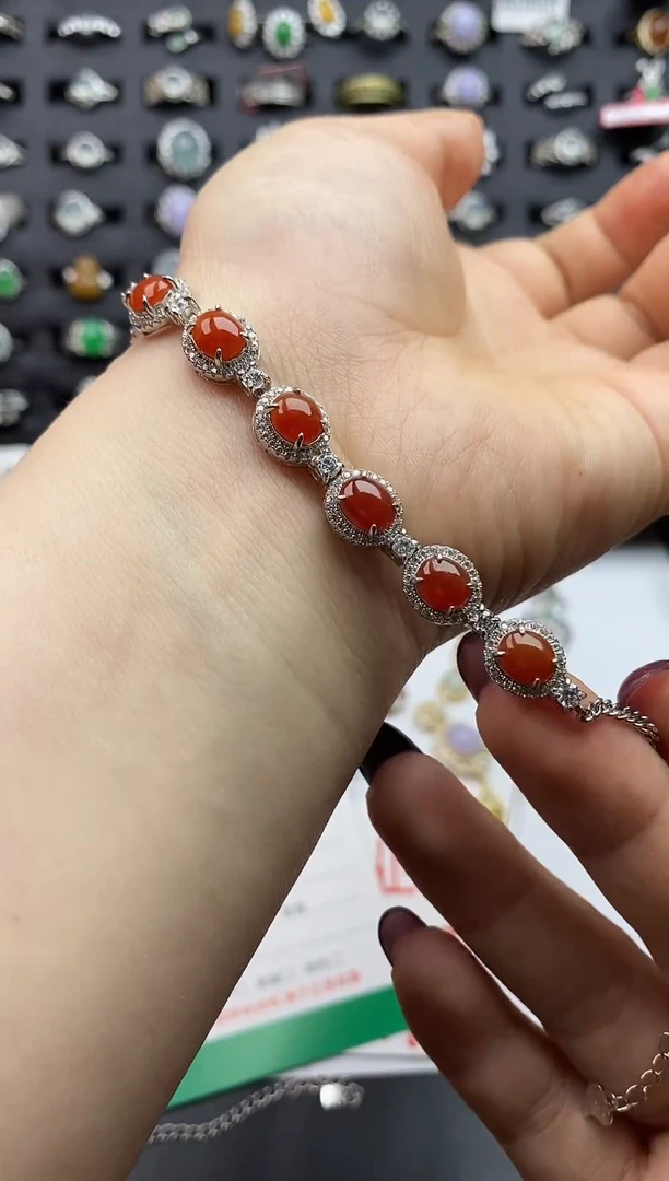 银S925镶嵌戒指翡翠1111111