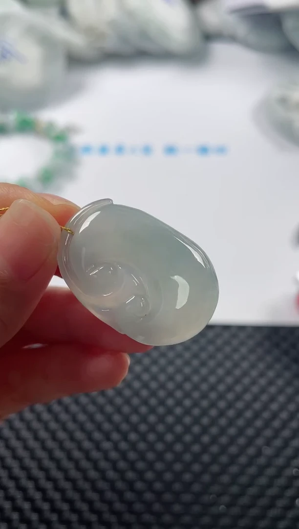 颈饰未镶嵌翡翠基地发货H 7650 如意