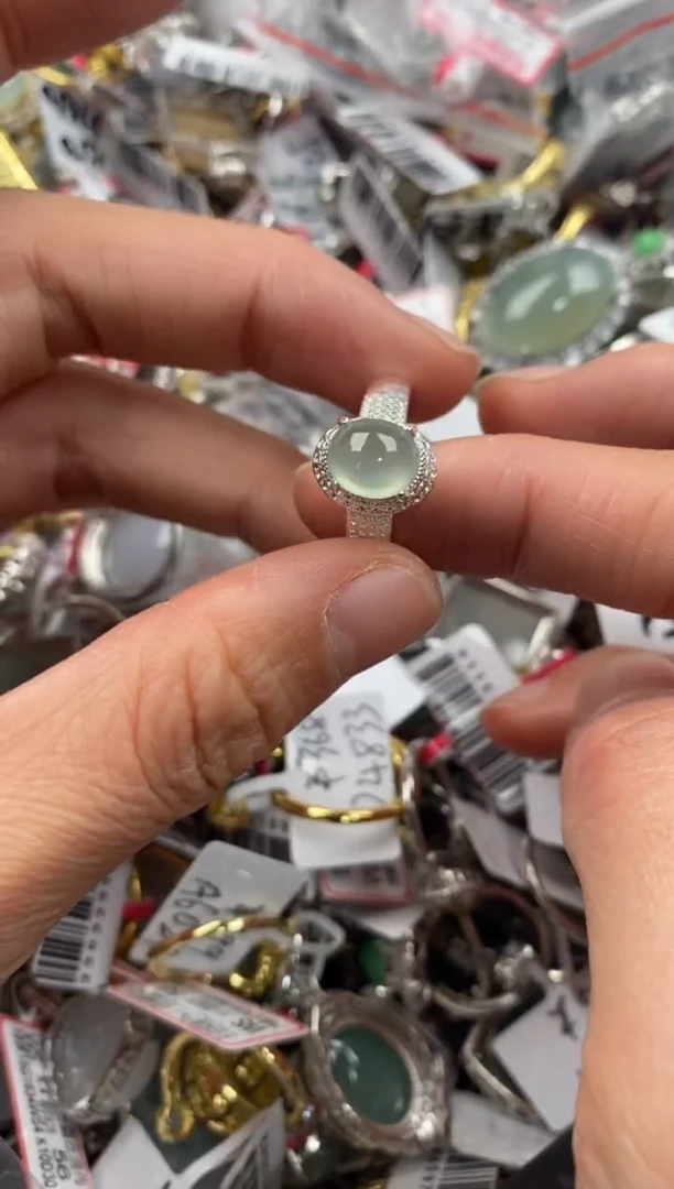 未镶嵌戒指翡翠444   2