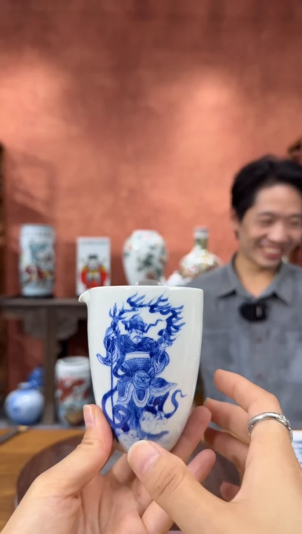 吴义松陶盟手绘陶瓷编码：3483