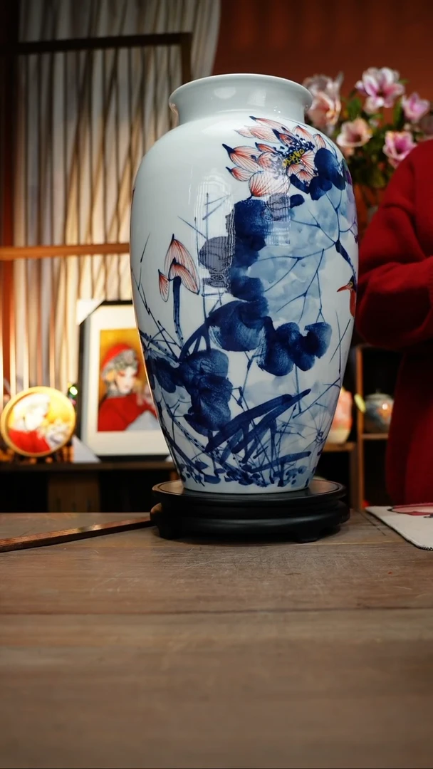 【简家甄选】景德镇设计师釉下手绘陶瓷