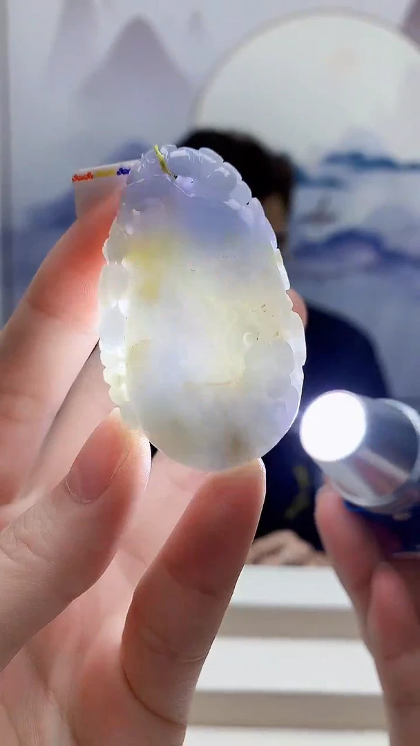 未镶嵌定制翡翠5163ry- 毛货挂件51