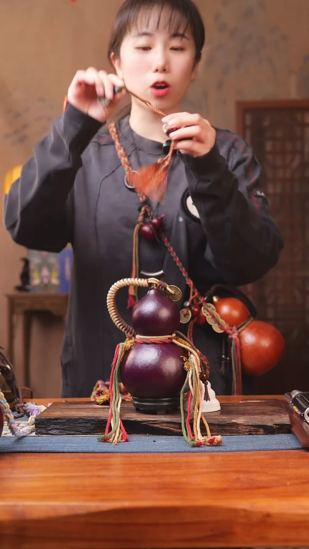 861号链接精品大漆葫芦现货现发[一物一拍]