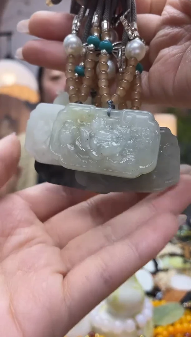 未镶嵌岫玉吊坠多样性发货拍一发一