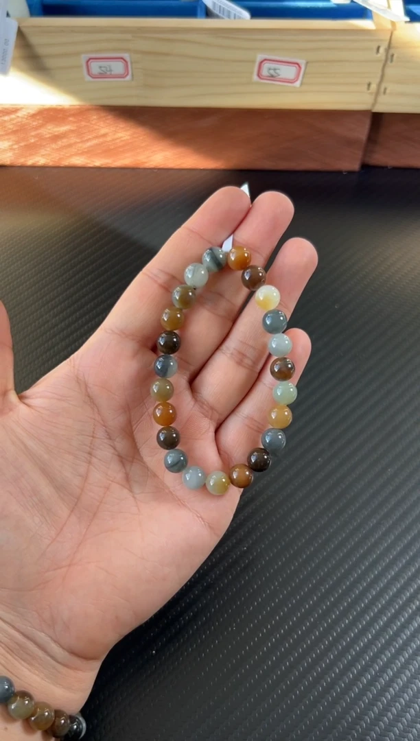 未镶嵌手串和田玉?**草若羌微色差卡8