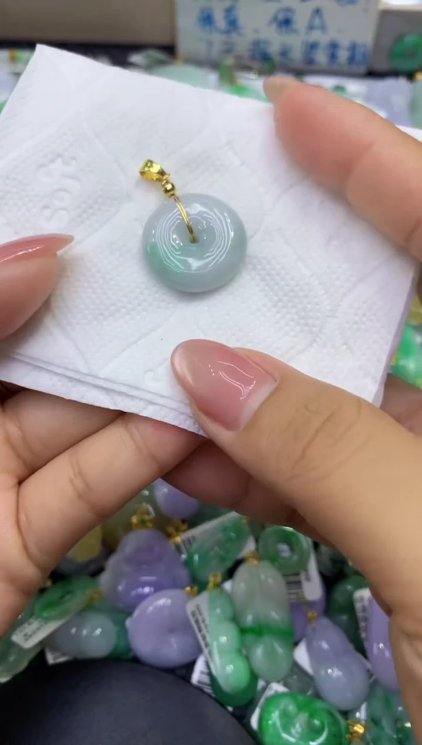 颈饰未镶嵌翡翠天然缅甸A货翡翠